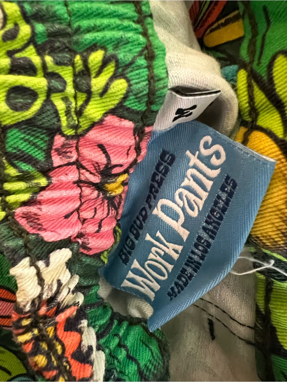 NWOT! Big Bud Press WORK PANTS in POND PARTY Print - Picture 12 of 12